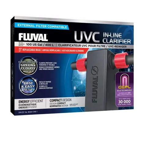 Fluval FL 3W CCFL UVC-Sterilisator Fluval FL 3W CCFL UVC-Sterilisator
