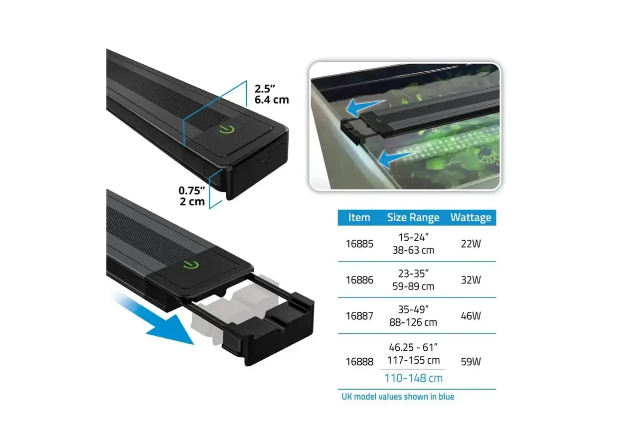 Fluval FL Plant 4.0 LED 59W 117,5-155,1 cm Fluval FL Plant 4.0 LED 59W 117,5-155,1 cm
