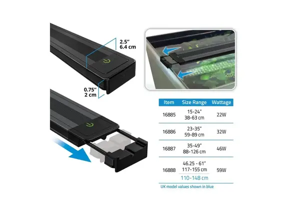 Fluval FL Plant 4.0 LED 46W 88,2-125,8 cm Fluval FL Plant 4.0 LED 46W 88,2-125,8 cm