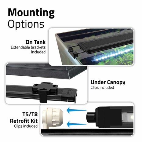 Fluval FL AquaSky LED 3.0 12W 38-62,8 cm Fluval FL AquaSky LED 3.0 12W 38-62,8 cm