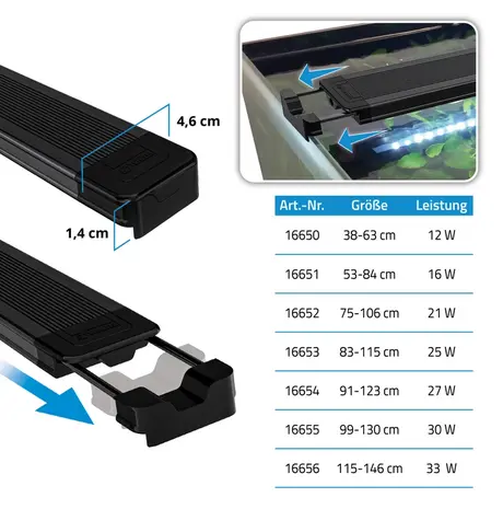 Fluval FL AquaSky LED 3.0 25W 83,5-114,9 cm