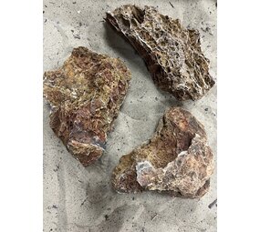 AQXL B Steenbundel Maple Leaf Rock braun 3 Stück