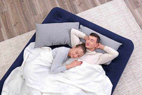 Bestway Luftbett Flocked Coil Beam 22cm Queen Bestway Luftbett Flocked Coil Beam 22cm Queen