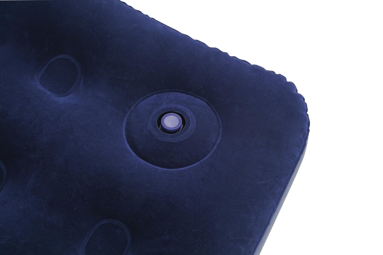 Bestway Luftbett Flocked Coil Beam 28cm Komplettset mit Fußpumpe