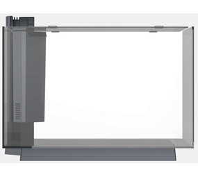 Superfish Quadro 70 Einzel Aquarium mit Unterschrank Schwarz