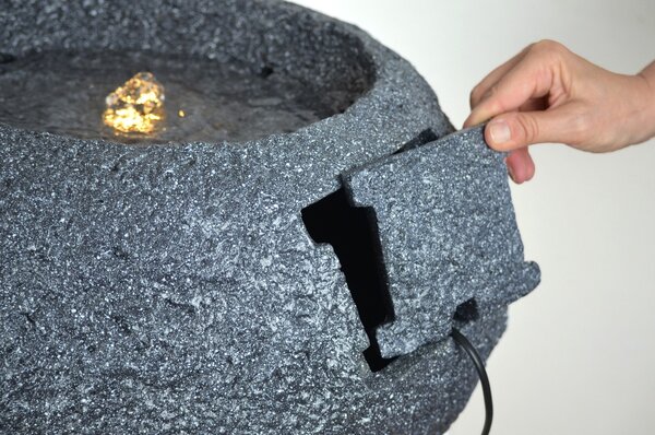 Heissner Heissner Terrassenbrunnen Rock LED