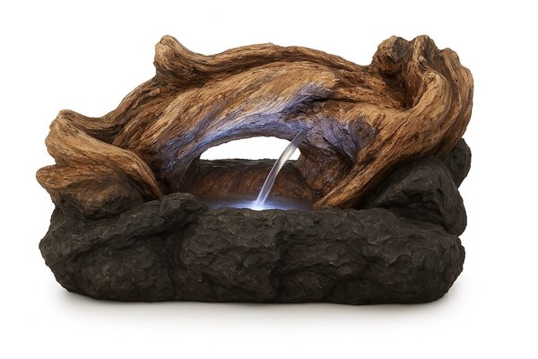 Heissner Terrassenbrunnen Wood LED