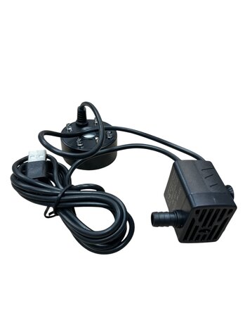 AquastoreXL Mistmaker Schwarz mit RGB-Beleuchtung und Pumpe