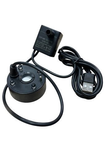 AquastoreXL Mistmaker Schwarz mit RGB-Beleuchtung und Pumpe