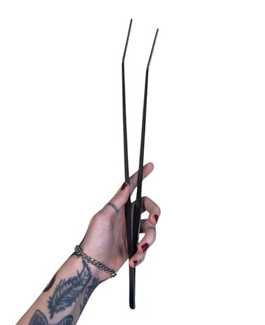 AQXL Selected Schwarze Gebogene Aquascape Pinzette XL 37cm AQXL Selected Schwarze Gebogene Aquascape Pinzette XL 37cm