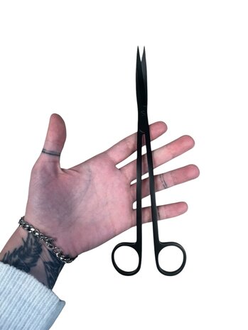 AQXL Selected Schwarze Gebogene Aquascape Schere XL 25cm AQXL Selected Schwarze Gebogene Aquascape Schere XL 25cm