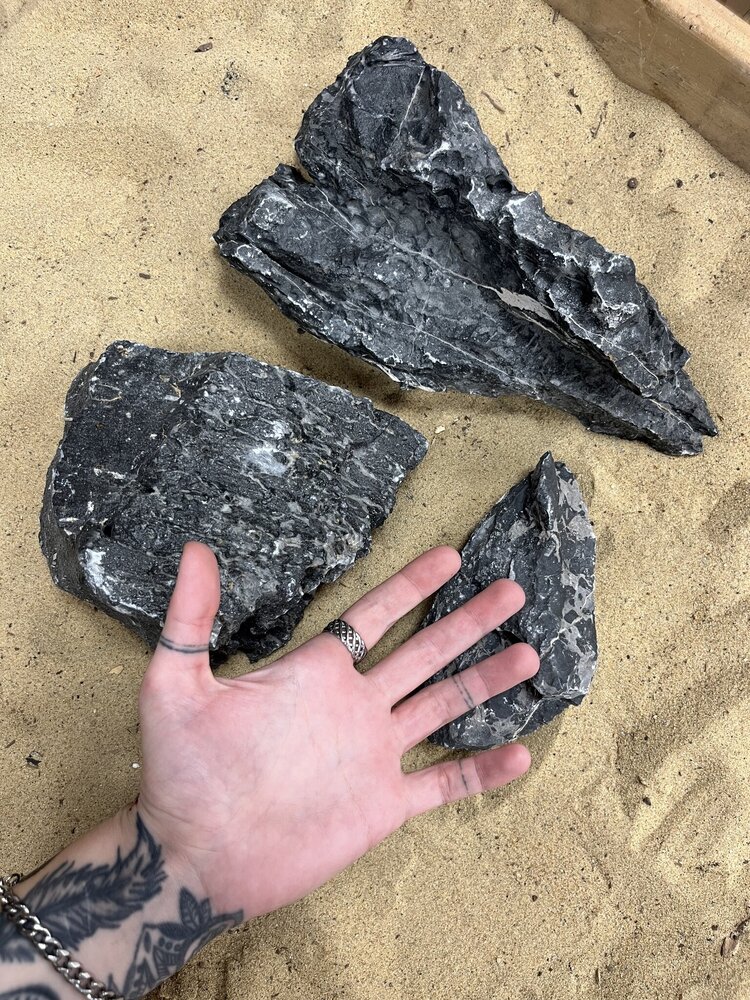 AQXL E Steinbündel Mini Landscape schwarz 3 Stück