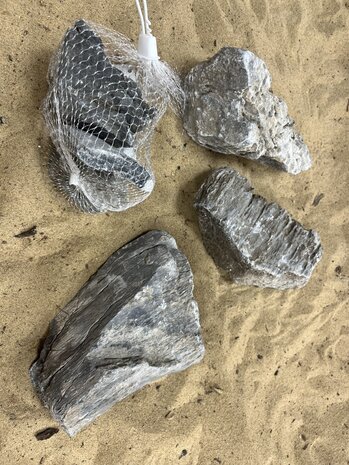 AQXL D Steenbundel Ryuoh Stein grau 4 Stück