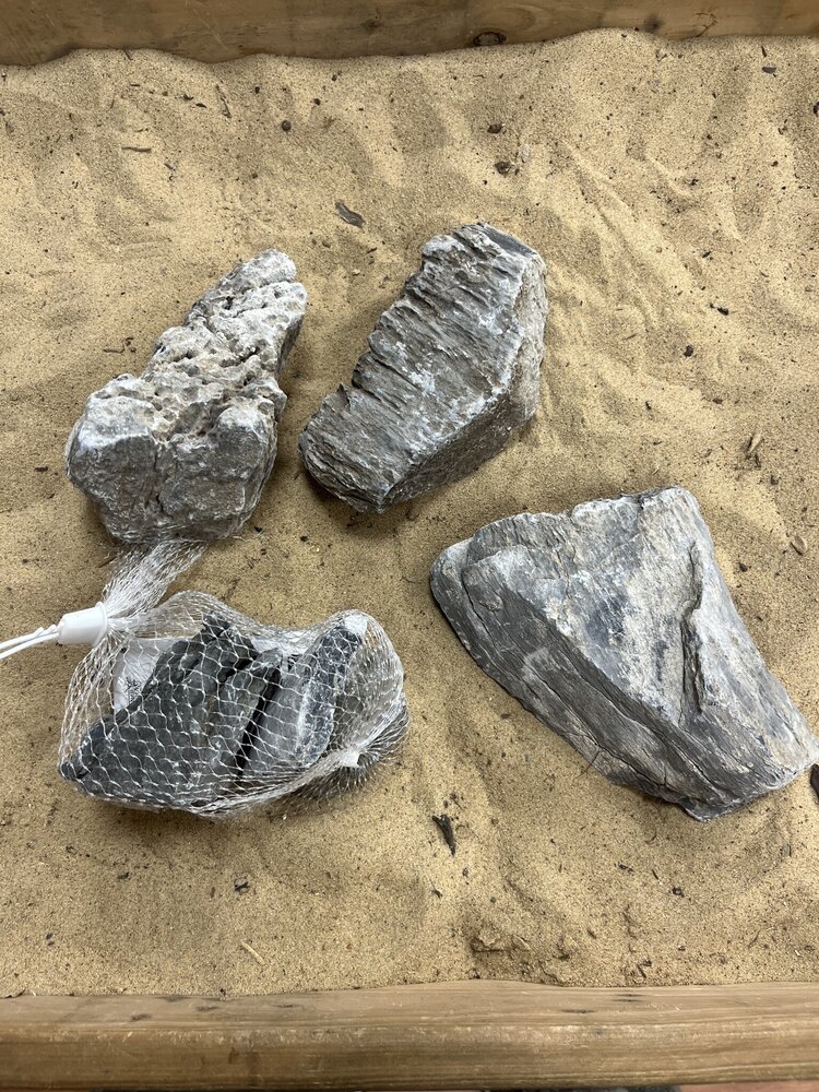 AQXL D Steenbundel Ryuoh Stein grau 4 Stück