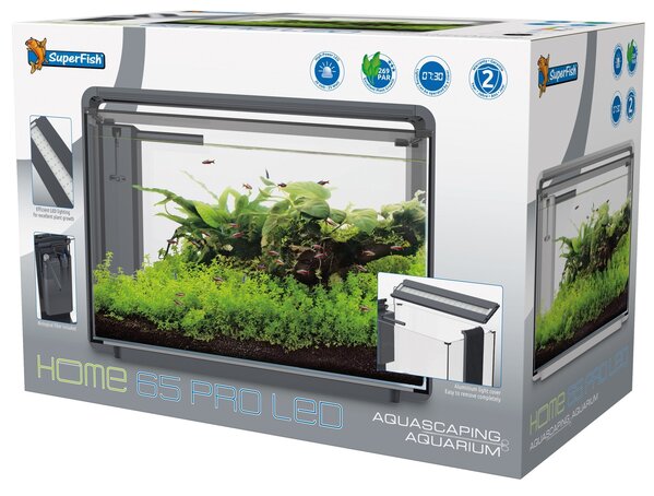 Superfish Home ProLED 65 Aquarium Schwarz Superfish Home ProLED 65 Aquarium Schwarz