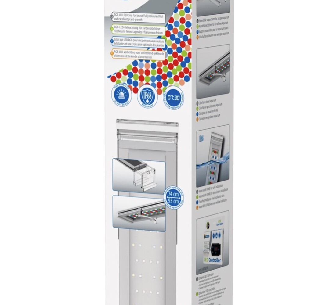 Superfish Scaper LED RGB 93 Beleuchtung 46W