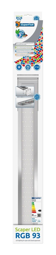 Superfish Scaper LED RGB 93 Beleuchtung 46W