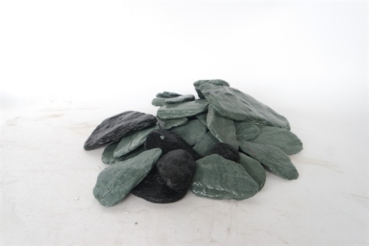 HS Aqua Black Flat River Rock M 15-25cm HS Aqua Black Flat River Rock M 15-25cm