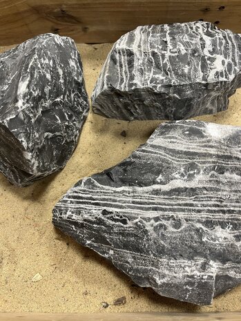 AQXL A Steenbundel Leopard Stone grau 3 Stück