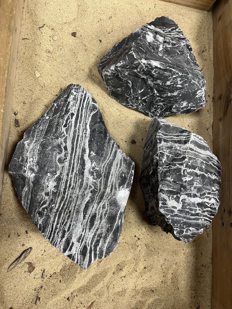 AQXL A Steenbundel Leopard Stone grau 3 Stück