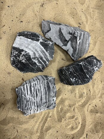 AQXL C Steinbündel Leopard Stone grau 4 Stück AQXL C Steinbündel Leopard Stone grau 4 Stück