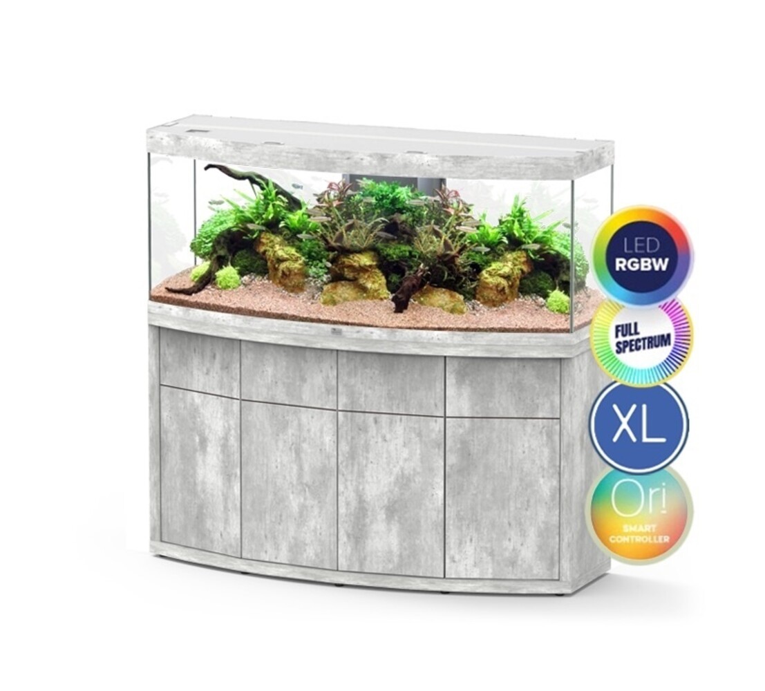 Aquatlantis Sublime Horizon 150cm Ultra RGBW Biobox Aquarium Komplettset