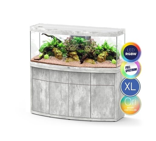 Aquatlantis Sublime Horizon 150cm Ultra RGBW Biobox Aquarium Komplettset
