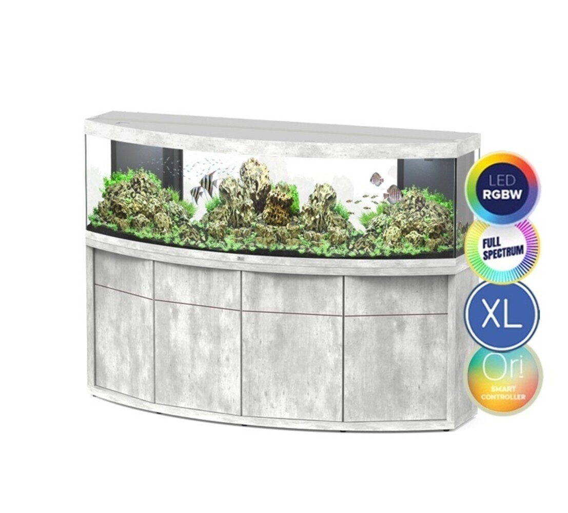 Aquatlantis Sublime Horizon 200cm Ultra RGBW Biobox Aquarium Komplettset
