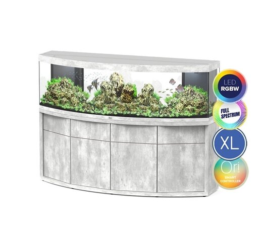 Aquatlantis Sublime Horizon 200cm Ultra RGBW Biobox Aquarium Komplettset
