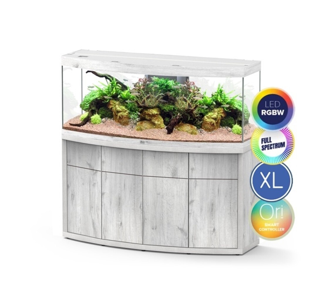 Aquatlantis Sublime Horizon 150cm Ultra RGBW Biobox Aquarium Komplettset