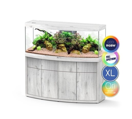 Aquatlantis Sublime Horizon 150cm Ultra RGBW Biobox Aquarium Komplettset
