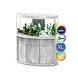 Aquatlantis Sublime Horizon 120cm Ultra RGBW Biobox Aquarium Komplettset
