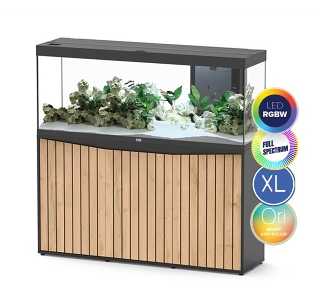 Aquatlantis Splendid 150x40 Ultra RGBW Biobox Aquarium Komplettset