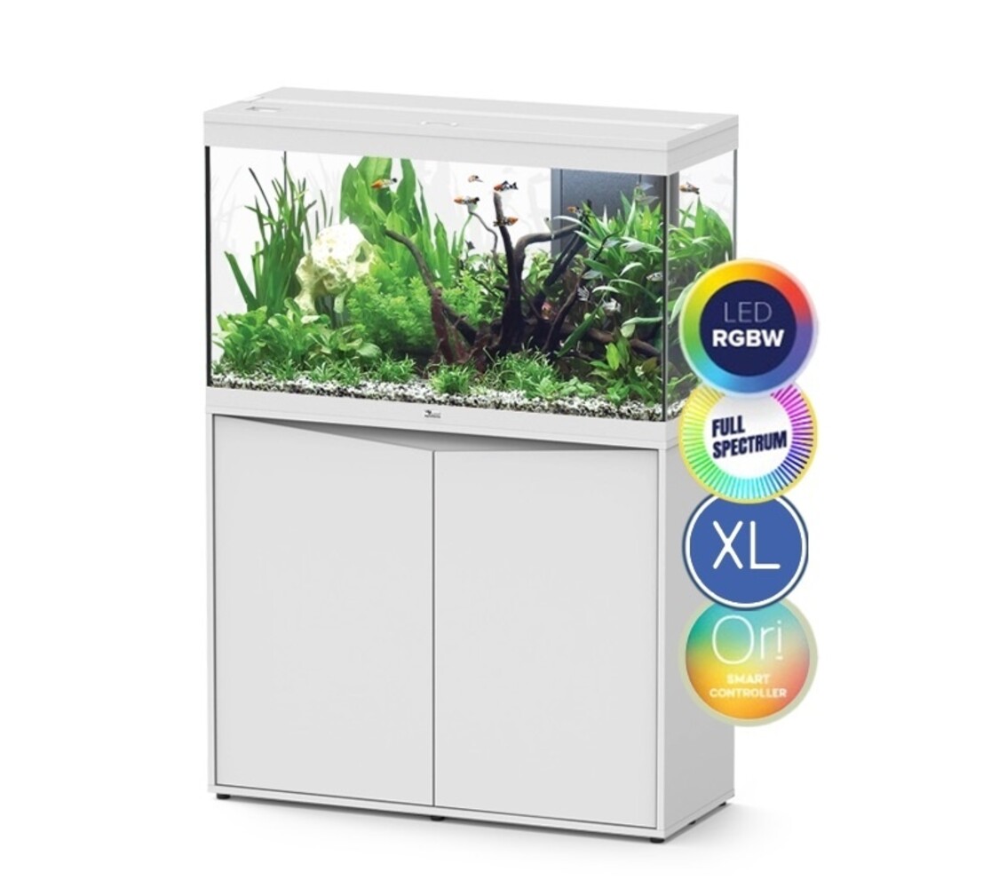 Aquatlantis Splendid 100 Ultra RGBW Biobox Aquarium Komplettset