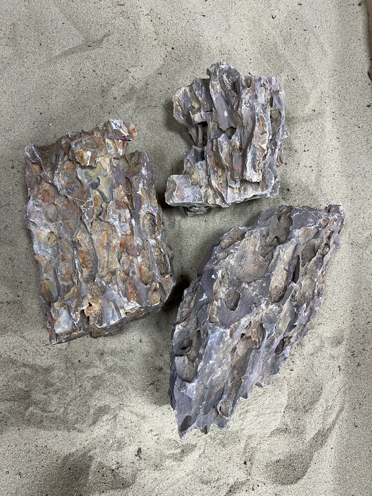 AQXL Steinbündel B Dragon Rock braun 3 Stück