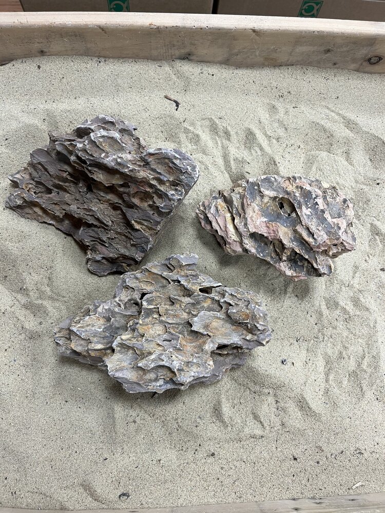 AQXL Steinbündel C Dragon Rock braun 3 Stück