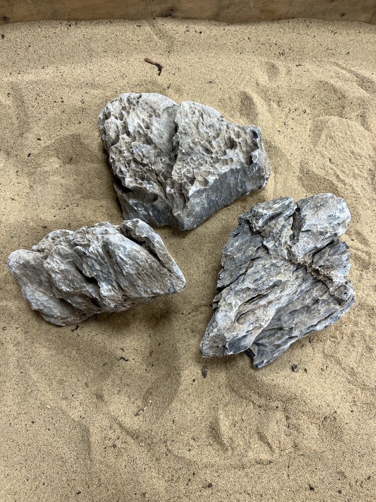 AQXL Steinbündel J Ryuoh Stone grau 3 Stück