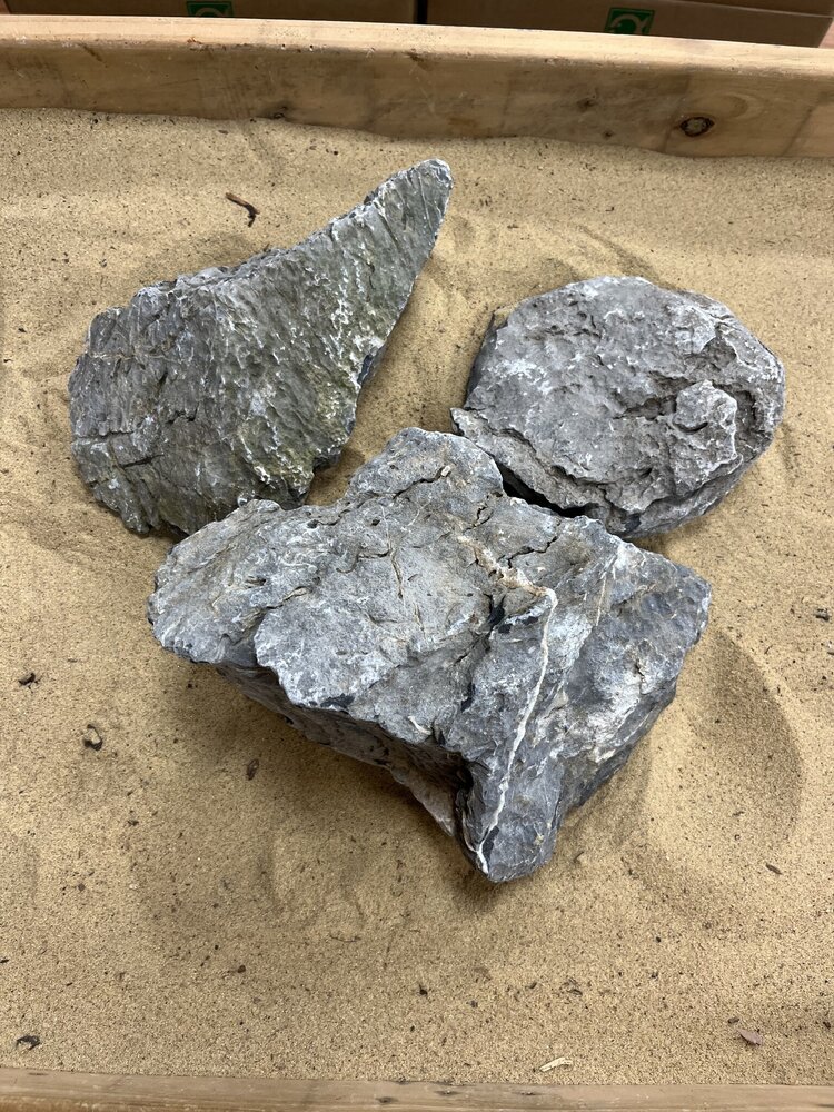 AQXL Steinbündel L Ryuoh Stein grau 3 Stück