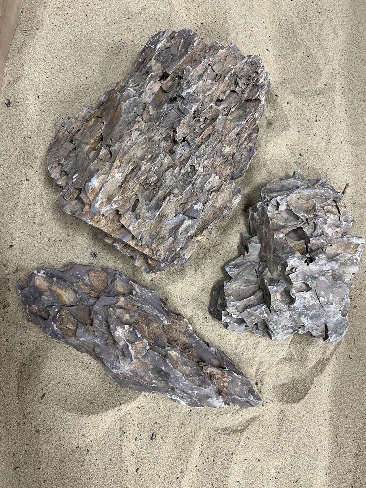 AQXL Steinbündel A Dragon Rock braun 3 Stück