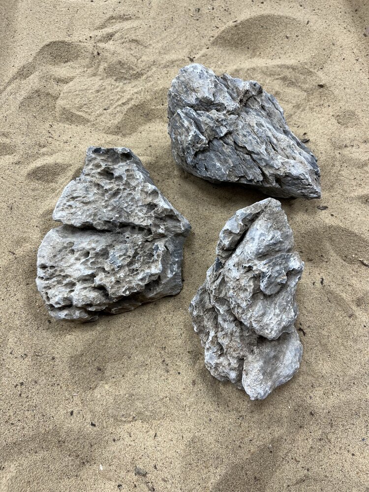 AQXL Steinbündel J Ryuoh Stone grau 3 Stück