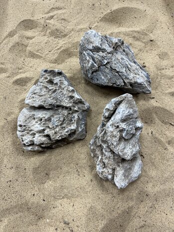 AQXL Steinbündel J Ryuoh Stone grau 3 Stück