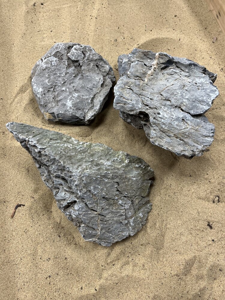 AQXL Steinbündel L Ryuoh Stein grau 3 Stück