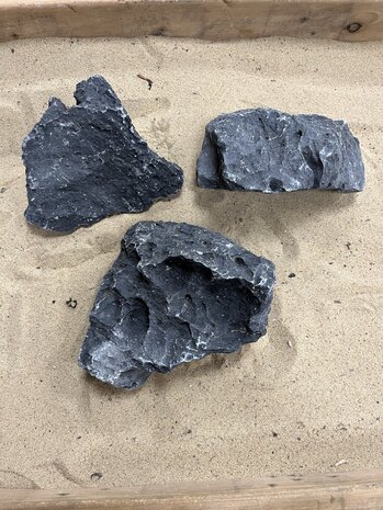 AQXL Steinbündel O Ryuoh Stein schwarz/grau 3 Stück AQXL Steinbündel O Ryuoh Stein schwarz/grau 3 Stück