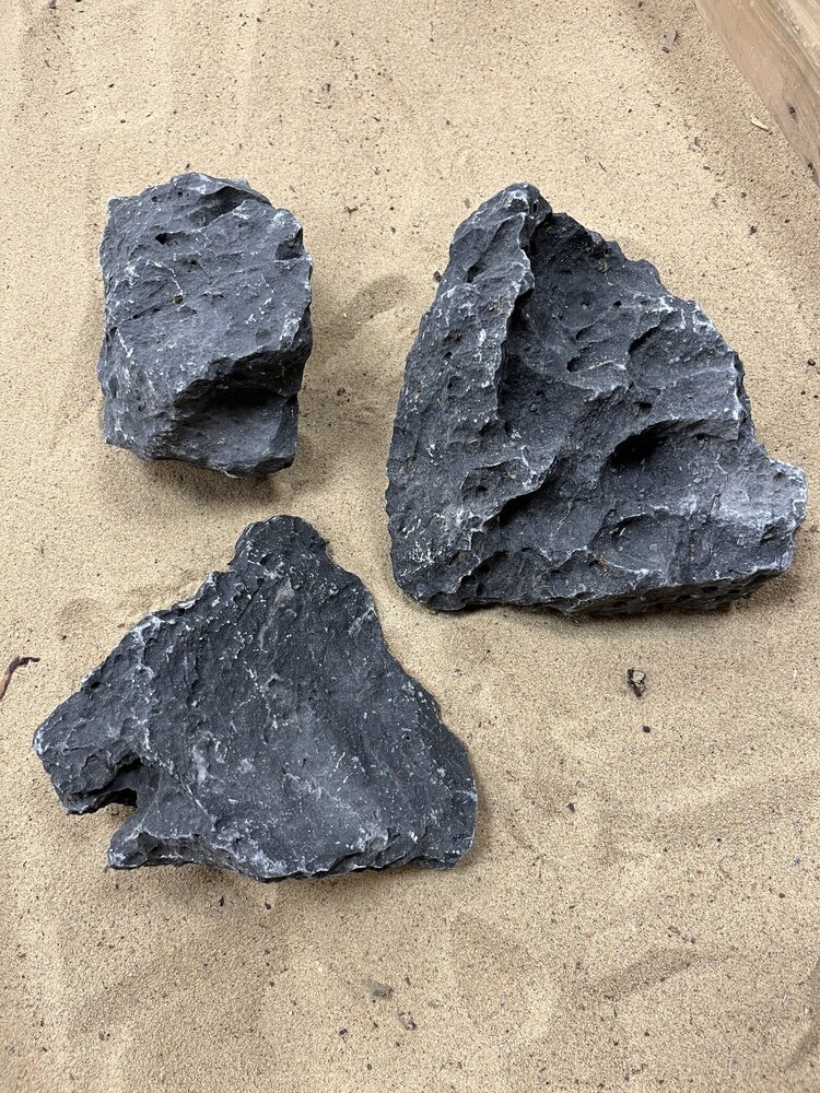 AQXL Steinbündel O Ryuoh Stein schwarz/grau 3 Stück AQXL Steinbündel O Ryuoh Stein schwarz/grau 3 Stück