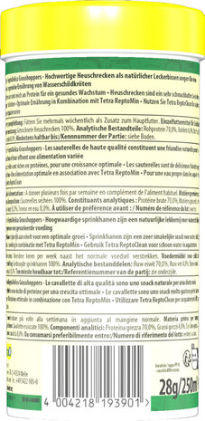 Tetra Repto Delica Heuschrecken 250 ml Tetra Repto Delica Heuschrecken 250 ml