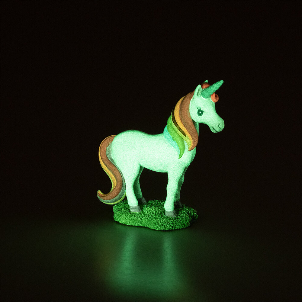 Aqua D'ella Einhorn 1 Glow in the dark