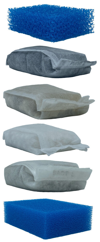 Aquatlantis Filterpatronen + Inhalt B-Box L (BioFilter 1/2/3) Komplettset