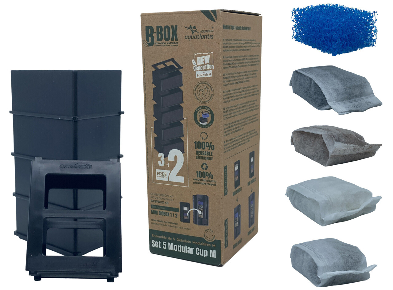 Aquatlantis Filterkartuschen + Inhalt B-Box M (BioBox Mini 1/2) Komplettset Aquatlantis Filterkartuschen + Inhalt B-Box M (BioBox Mini 1/2) Komplettset