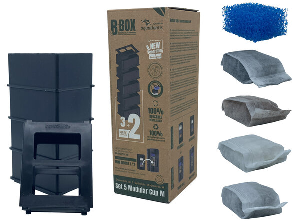 Aquatlantis Filterkartuschen + Inhalt B-Box M (BioBox Mini 1/2) Komplettset Aquatlantis Filterkartuschen + Inhalt B-Box M (BioBox Mini 1/2) Komplettset