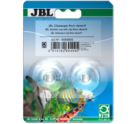 JBL Saugnapf mit Klemme 6mm 2 Stück JBL Saugnapf mit Klemme 6mm 2 Stück